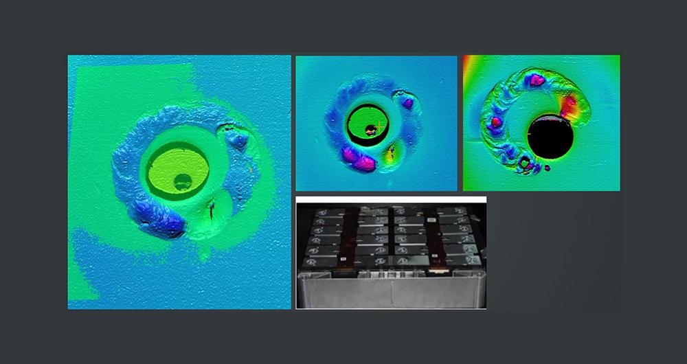 焊缝熔池3D检测图